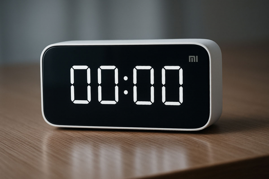 00:00 na zegarze