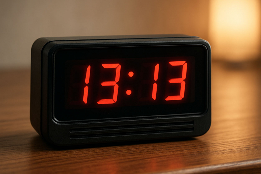 13:13 na zegarze: znak z góry czy przypadek?