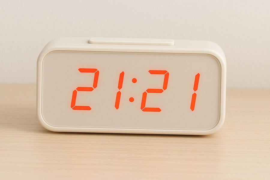 21:21 na zegarze