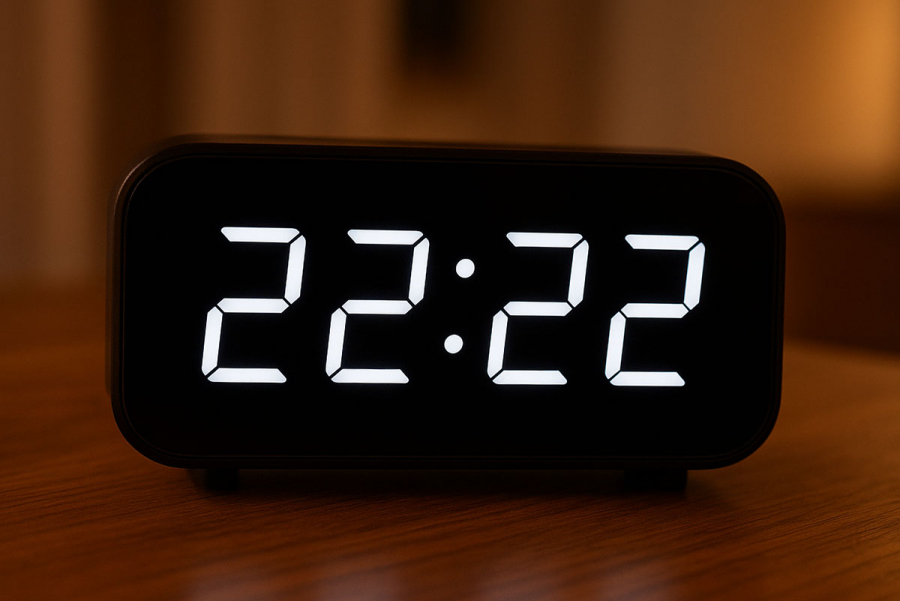 22:22 na zegarze — numerologia anielska, która odmienia życie