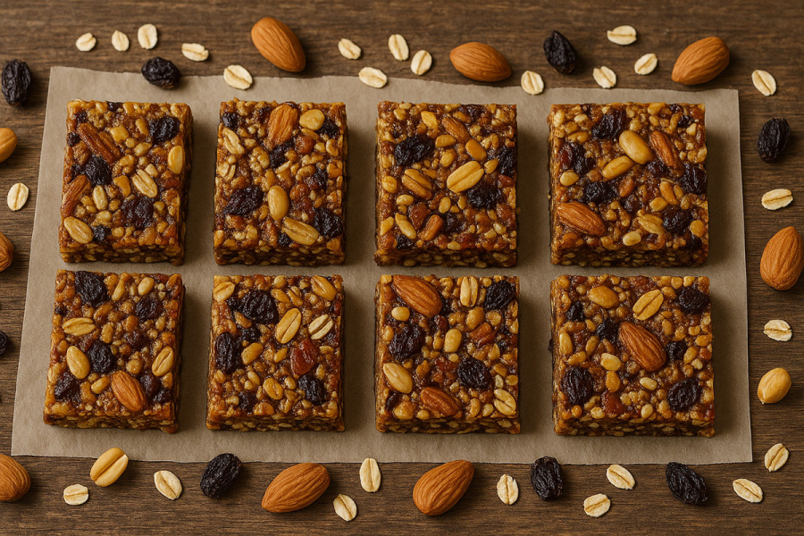 Domowe batoniki energetyczne